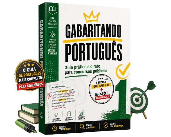 Mockup do bônus Gabaritando Português